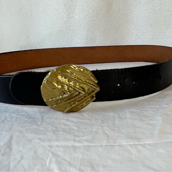 Stephen Burr handmade solid brass MCM 70’s modern artist vintage belt buckle - Picture 13 of 16